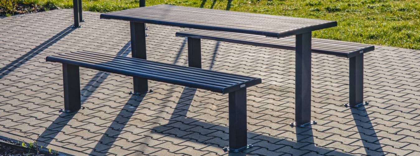 picknicktafel en picknicksets openbare ruimte