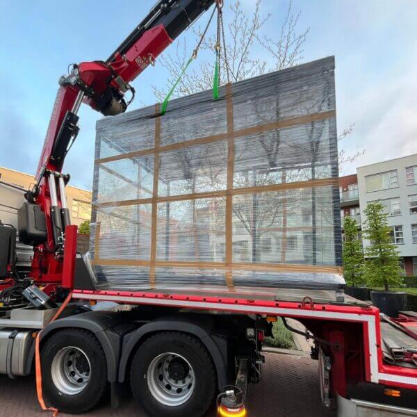 Rooakbri voor Nederland en belgie kopen Rookabri transport met kraan levering op locatie