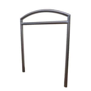 fietsnietje rvs met gebogen bovenbuis voor stijlvolle fietsbeveiliging