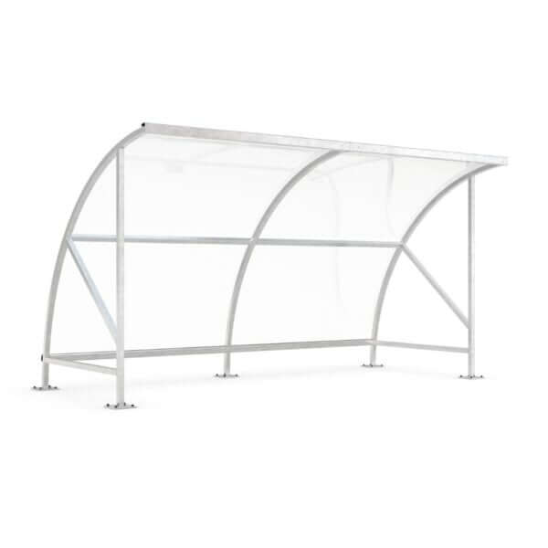 Verzinkte fietsoverkapping 4130x2100mm voor 12 fietsen