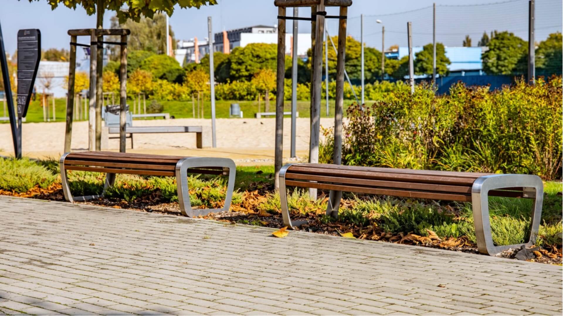 Parkbank zonder rugleuning aanschaffen Trapo ZL180