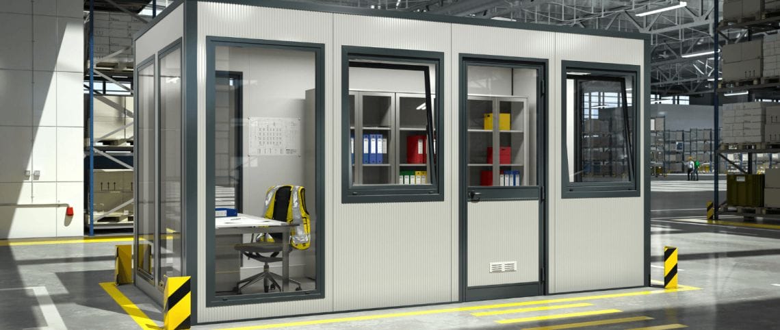 Zelfbouw kantoorunit type Smart welke tijdelijk kan worden ingezet